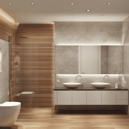 Move-in bathroom cleaning